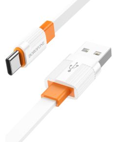OEM Borofone Cable BX89 Union - USB to Type C - 3A 1 metre white-orange