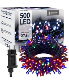 Елочные огни Springos CL0542 500 светодиодов многоцветные 27,5 м 8 функций освещения,