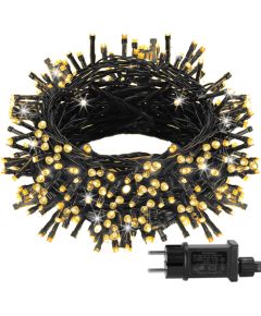 Елочные огни Springos CL0540 500 светодиодов теплого белого цвета 27,5 м 8 функций освещения