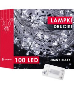 Ziemassvētku lampiņas uz baterijām Springos CL0072 3m