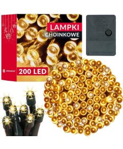 Елочные огни Springos CL0204 200 светодиодов 15,5 м теплый белый