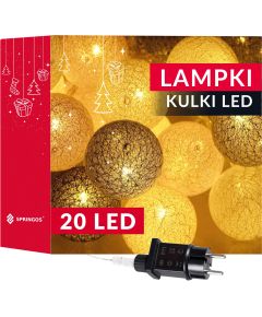 Springos CL0152 СВЕТОВАЯ ГИРЛЯНДИЯ 20 светодиодов