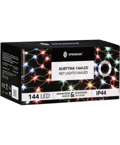 Ziemassvētku lampiņas Springos CL4111 144 Led 2 x 2 m