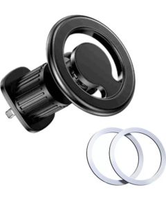 iWear Universal  C61 Metal Car Air Vent Screw Fix Universal Magnetic magsafe Ring size Smartphone adjustable holder Black