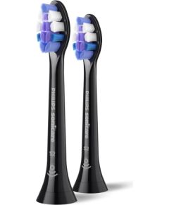 Philips Sonicare HX6052/88 Sensitive Standarta Sonic zobu birstes uzgalis, 2gab, melns