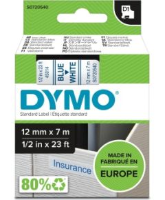 Dymo 45014 (S0720540) Label Tape 12mm x 7m, Blue on White