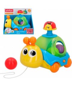 Игрушка на веревке со звуком УЛИТКА 1+ CB46312