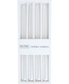 Svece CAROLA 25cm balta pērle