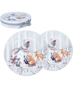 Šķīvji MIA SNOW D19cm 2gab dāvanu kastītē