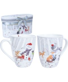 Krūzes MIA SNOW H10,5cm 340ml, 2gab dāvanu kastītē