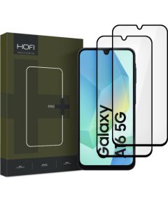 HOFI GLASS PRO+ 2-PACK GALAXY A16 4G | 5G MELNS RŪDĪTS STIKLS