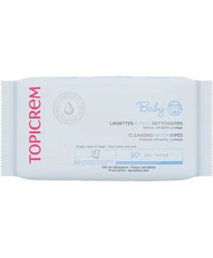 Topicrem Baby Cleansing Water Wipes ( 60 ks ) - Vlhčené ubrousky pro děti