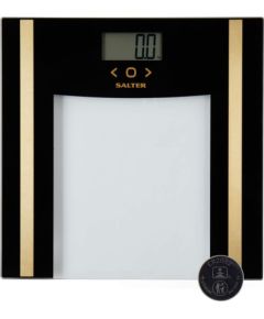 Salter SA00550BGCFAS Glass Analyser Bathroom Scale Black/Gold
