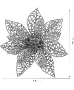 Новогоднее украшение "Poinsettia" Springos CA0726 11x11 см