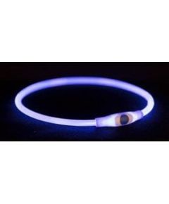 Trixie Flash light ring USB, L–XL: 65 cm/ø 8 mm, blå