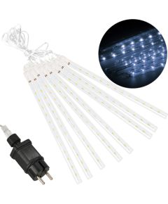 Meteoru lampiņu virtene Springos CL4140, 288 LED, auksti balta gaisma, IP44