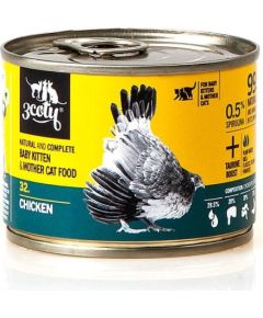 3Coty CHICKEN with Spirulina Baby&Mother Cats 180g