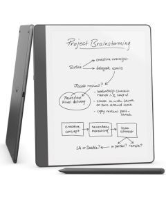 Amazon Ebook New Kindle Scribe - 2024 release 10.2” glare-free 32GB Wi-Fi (Without Lockscreen Ads) with Premium Pen Tungsten Grey