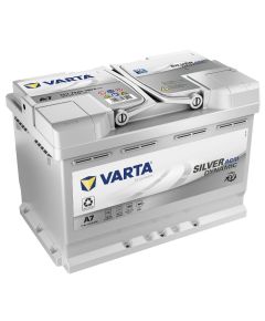 (Ir veikalā) VARTA A7 70Ah 760A 12V CCA Silver Dynamic xEV AGM (E39) 278x175x190 -+ B13 Akumulators