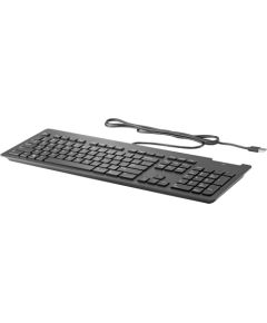 HP Slim v2 USB Wired Keyboard - Smartcard - Black - ESTONIAN / A71J9AA#ARK