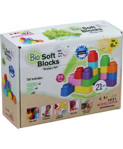 Polesie Gerardo's Toys mīksto klucīšu komplekts  21 gab. GT3104 GT3104 (4743345631046)
