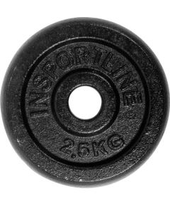 Čuguna svaru plāksne inSPORTline CastCzech 2,5 kg 30 mm