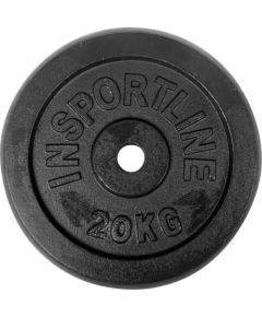 Čuguna svaru plāksne inSPORTline CastCzech 20 kg 30 mm