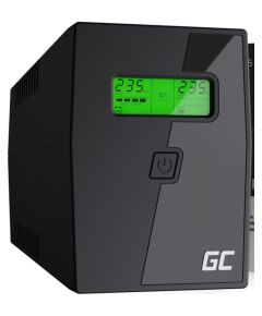 Nepārtrauktas barošanas bloks Green Cell PowerProof LCD UPS 850VA 480W 2x Schuko