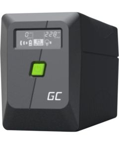 Nepārtrauktas barošanas bloks Green Cell PowerProof LCD UPS 650VA 360W