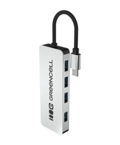 Green Cell USB hubs Greencell 4 PORT USB-C 3.0