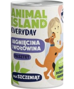 ANIMAL ISLAND Everyday wołowina i jagnięcina dla szczeniąt  puszka 400g