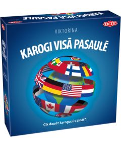 TACTIC настольная игра – ФЛАГИ МИРА, на латышском яз.