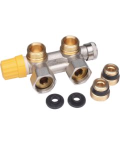 Danfoss VHS leņķis, starpasu attalums 50mm, ar termoventili