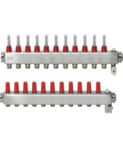 Danfoss SSM-11F kolektors ar plūsmas mērierīci, 11+11,1"