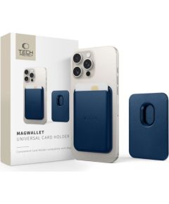Tech-Protect Universal  MAGWALLET MAGSAFE UNIVERSAL MAGNETIC CARD HOLDER Navy Blue