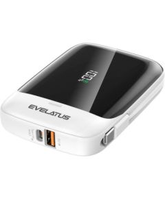 Evelatus   Power Bank 22.5W 10000 mAh Type-C White Black