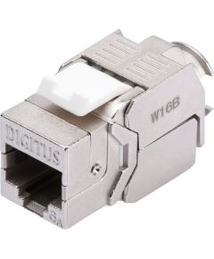 Digitus Keystone module Cat.6a (silver/white, shielded, 24 pieces)
