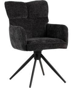 Chair LORENA swivel, grey