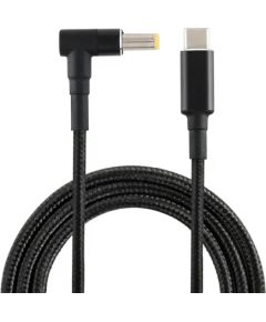 Кабель для зарядки ноутбука Fusion USB-C для Lenovo 4,0 x 1,7 мм | 18,5 В-20 В | 100 Вт | 1,8m