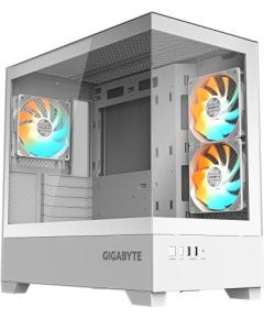 Case GIGABYTE GB-C201PI MidiTower Case product features Rackmountable/Accessory/Transparent panel Not included MicroATX MiniITX Colour White GB-C201PI