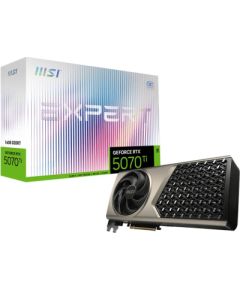 Graphics Card MSI NVIDIA GeForce RTX 5070 Ti 16 GB GDDR7 256 bit PCI Express x16 5.0 Active RTX5070TI16GEXPERTOC