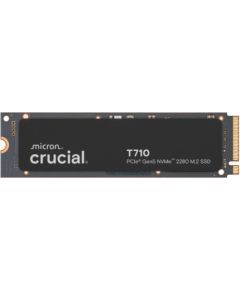 SSD CRUCIAL T710 4TB M.2 PCIe Gen5 NVMe Write speed 13800 MBytes/sec Read speed 14900 MBytes/sec TBW 2400 TB CT4000T710SSD5