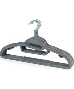 Beldray LA070598GRYFEU7 Grey Slimline Clothes Hangers - 8 Pack