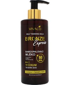 Vivaco Bronze Express Medium - Samoopalovací mléko 300ml