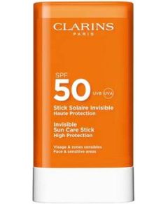 Clarins Invisible Sun Care Stick SPF 50 - Opalovací tyčinka na citlivé oblasti obličeje 17.0g