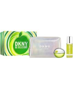 Dkny Be Delicious Dárková sada EDP 100 ml, tělová mlha 125 ml a kosmetická taška 100ml