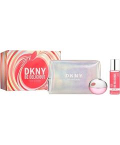Dkny Be Delicious Fresh Blossom Dárková sada EDP 100 ml, tělový závoj 125 ml a kosmetická taška 100ml