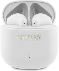 Guess   Bluetooth headphones GUTWSJ14ESGE TWS + taupe Printed Classic Logo White