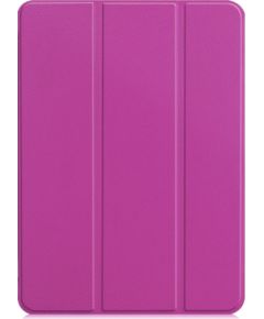 iLike   iPad Air 4 10.9 / iPad Air 5 Tri-Fold Eco-Leather Stand Case Purple