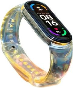 iLike   Silicone band strap for Xiaomi Mi Band 6 / 5 Yellow